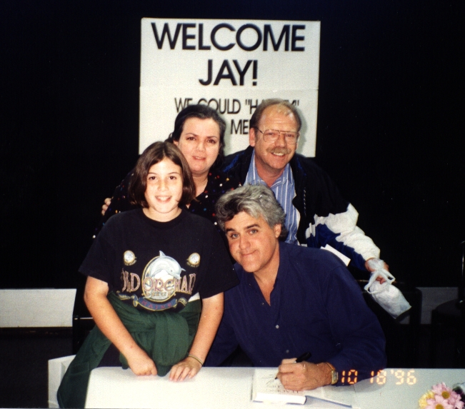 Chrissie & Jay 
Leno